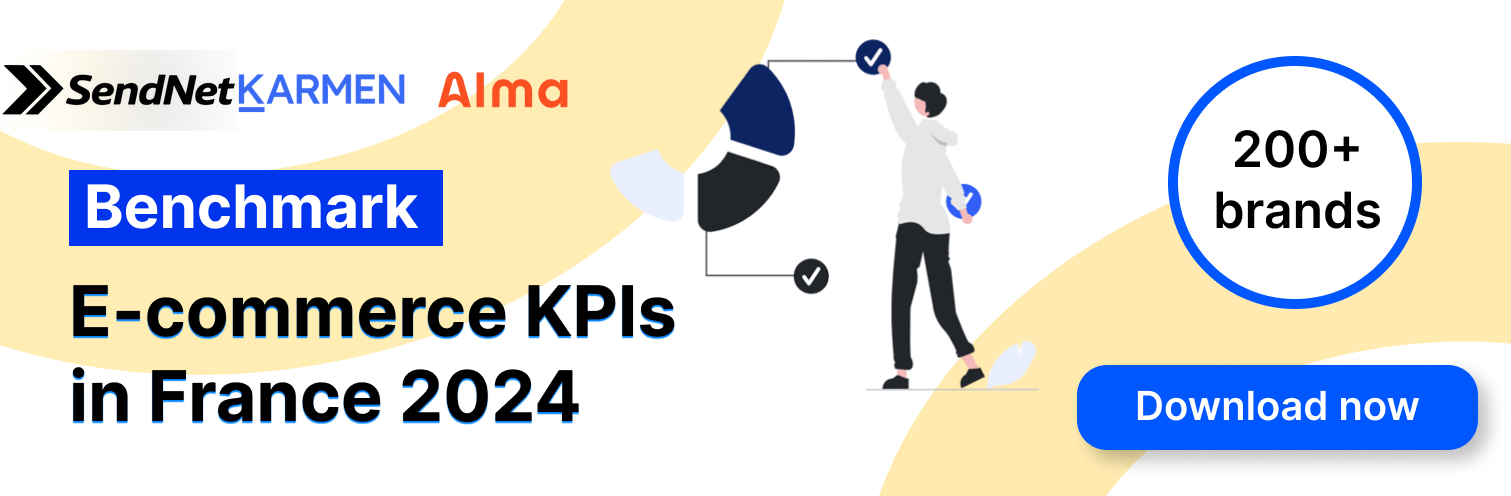 A blog component linking to the download page for the ultimate KPIs benchmark